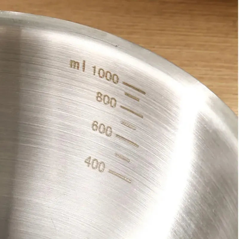 Stainless Steel Mixing Bowl with Strainer Basket